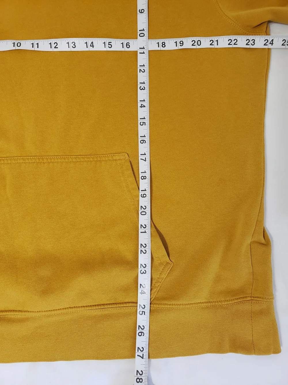 North Face Men’s Large Mustard Yellow Graphic Pullover Hoodie CA Since 66